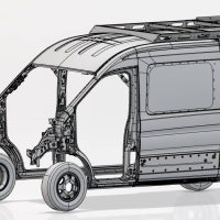 Ford Transit 148po (moyen), toit moyen, rack de toit – Image 4